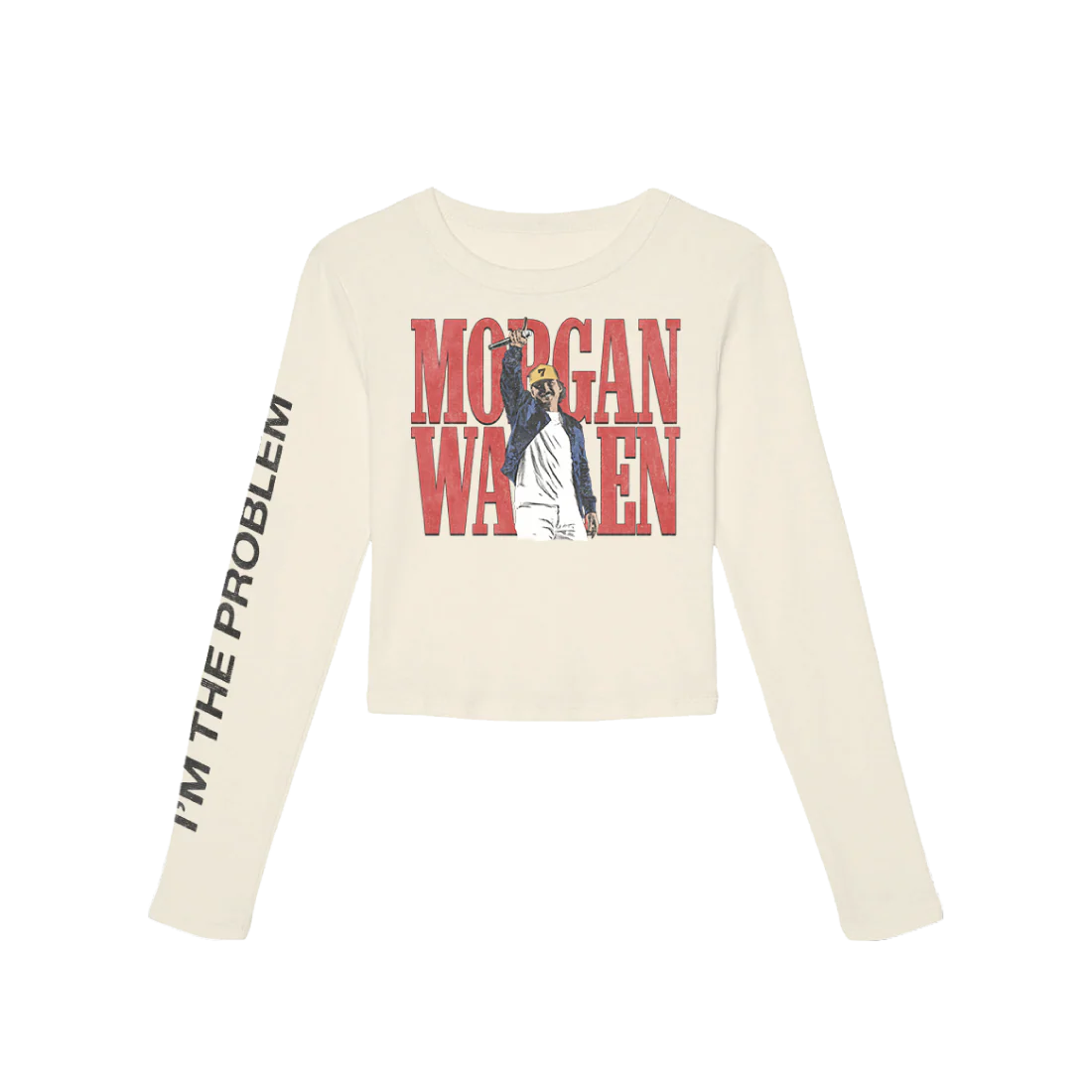 123-i-m-the-problem-long-sleeve-baby-tee-1.webp I’m The Problem Long Sleeve Baby Tee