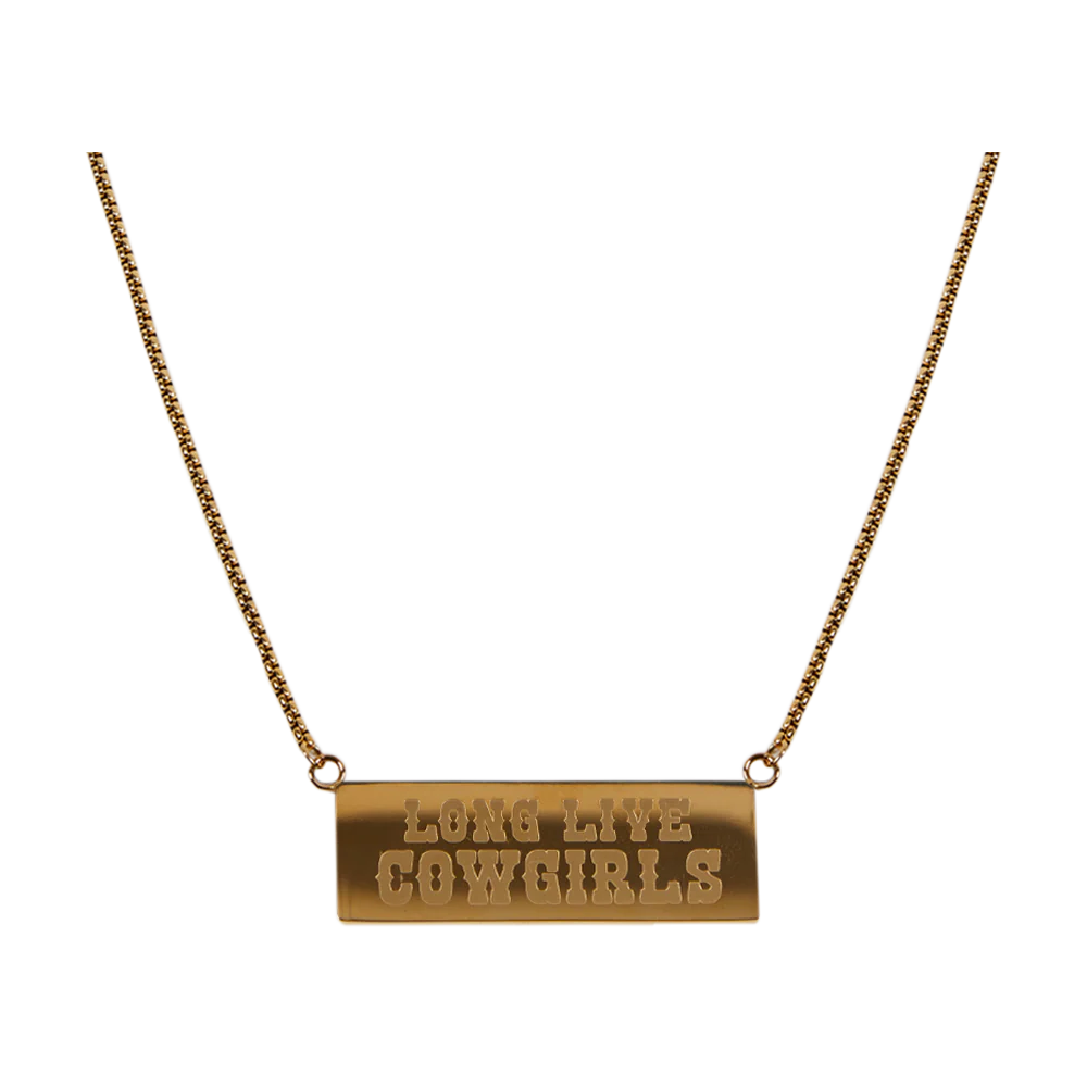Long Live Cowgirls Gold Necklace