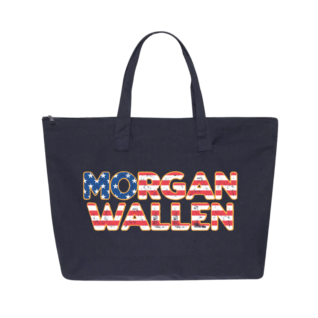 MORGAN WALLEN FLAG NAVY TOTE