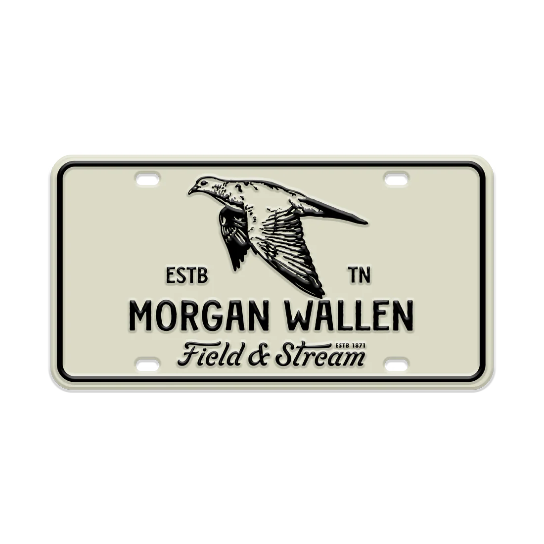 311-morgan-wallen-x-field-stream-license-plate-1.webp Morgan Wallen x Field & Stream License Plate