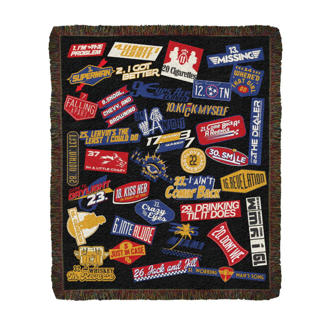 Tracklist Blanket